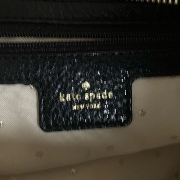 ❤️ Kate Spade Quilted Chain Black/Gold Bag - Picture 4 of 6